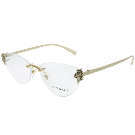 versace women plastic frames|Versace rimless glasses for women.